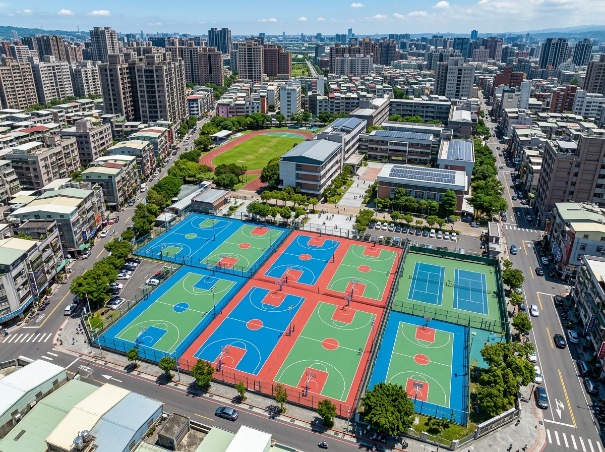 南宁市透气型塑胶跑道硅PU篮球场 - 厂家
