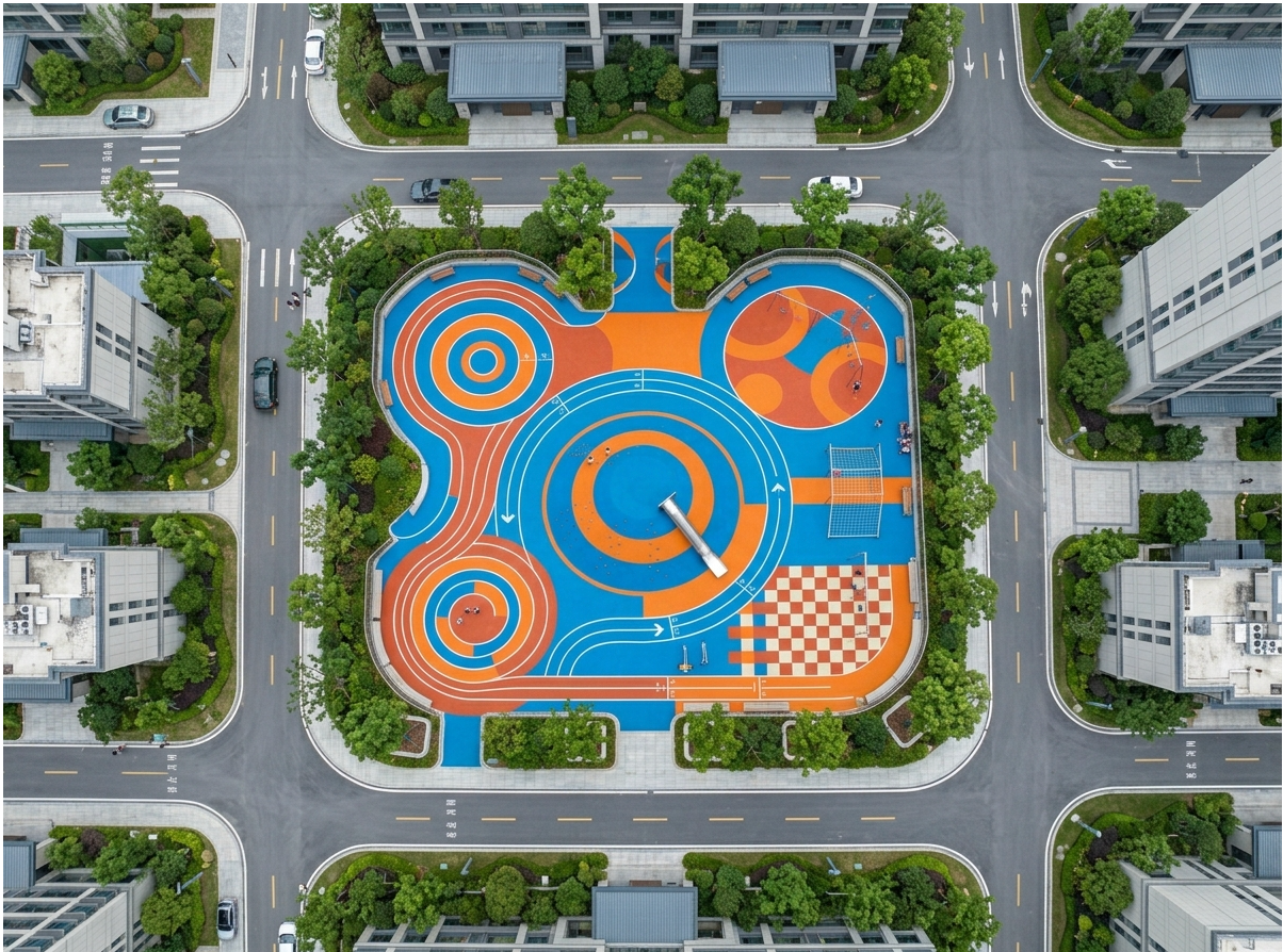 南宁市混合型塑胶跑道EPDM塑胶跑道 - 一站式服务